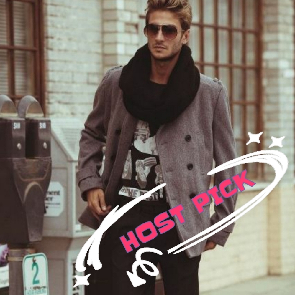 🎉HOST PICK🎉 Black Sheer Infinity Loop Scarf Fashion Wrap Accessory